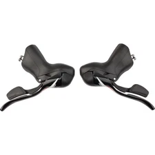 R10 Drop Bar Shift Lever Set - 2x10-Speed, Shimano Compatible, Black SB-R402K-BK