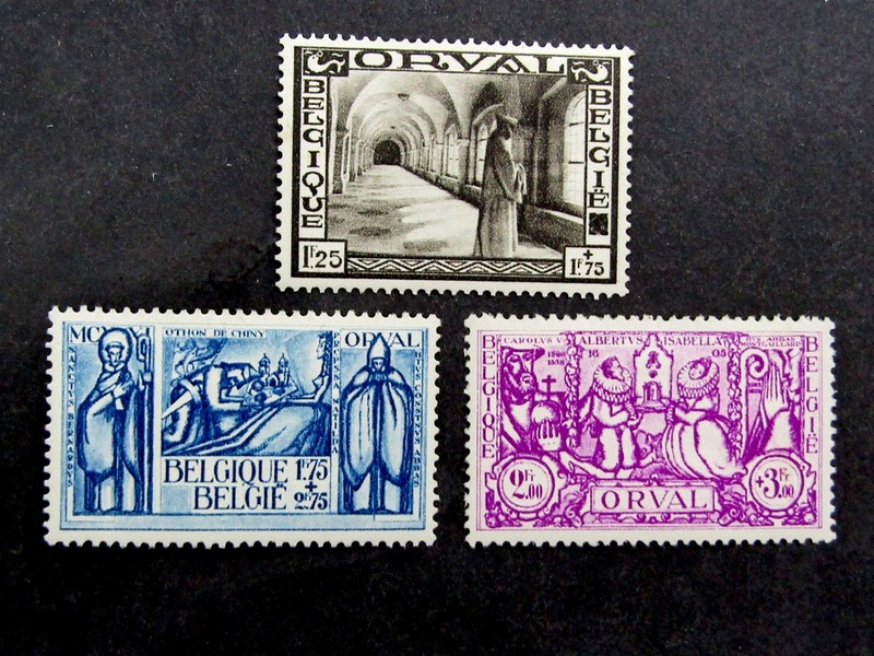 nystamps Belgium Stamp # B138-B140 Mint OG H $180 L10y350