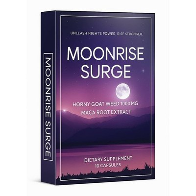 MoonSurge Perform Harder, Longer NEW . 72 Hour Natural Peak Male Enhancement