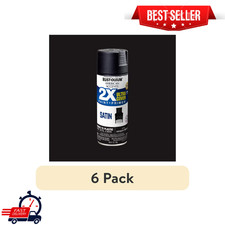 6pack Rust-oleum American Accents 2x Ultra Cover Satin Spray Paint Canyon Black 6pack Rust-oleum American Accents 2x Ultra Cover Satin Spray Paint Canyon Black