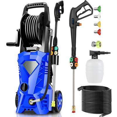 #ad Electric Pressure Washer 5000 PSI 2.8 GPM High Power with 4 Blue $196.64