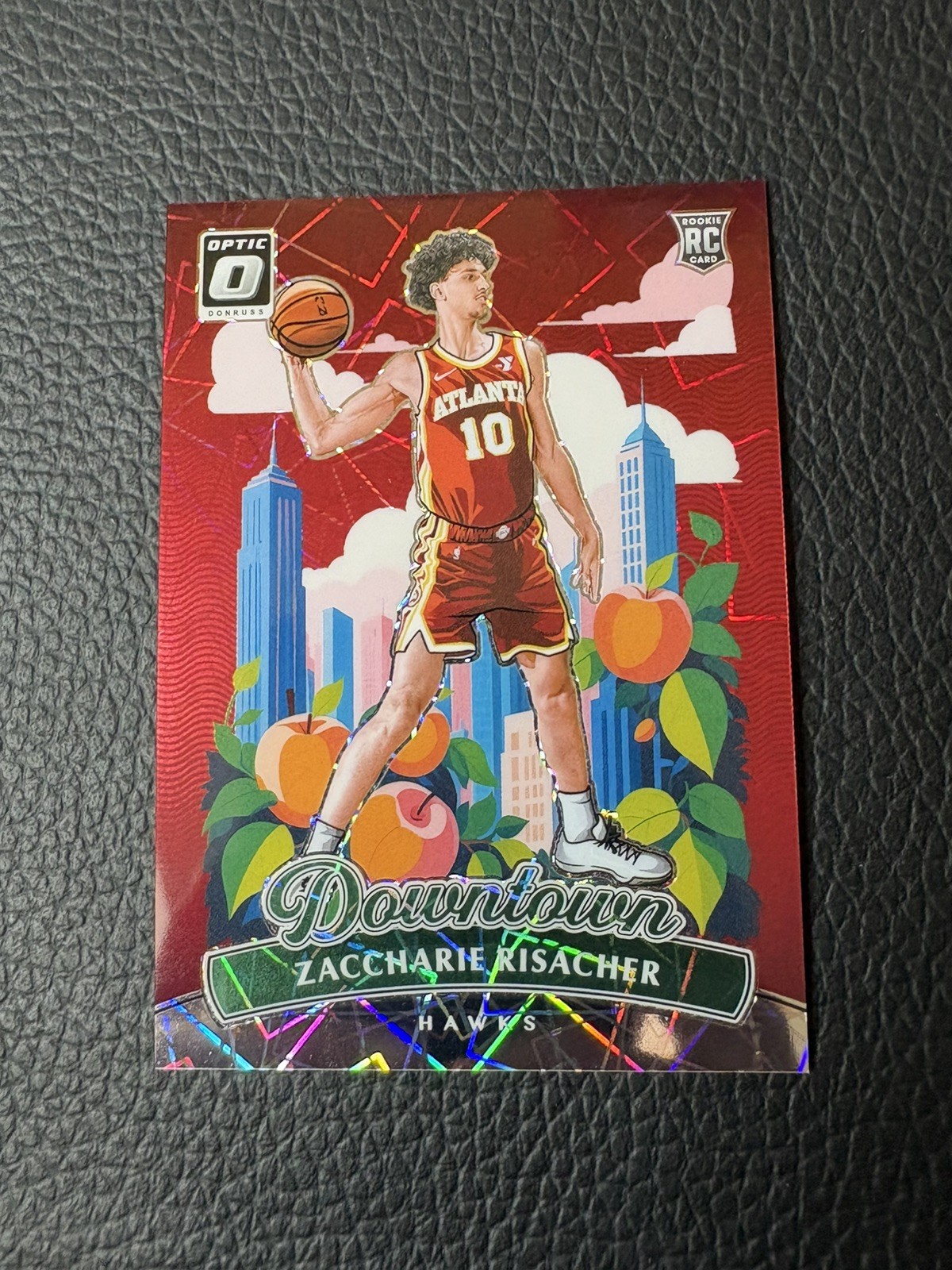 2024-25 Panini Donruss Optic Downtown Zaccharie Risacher RC #17