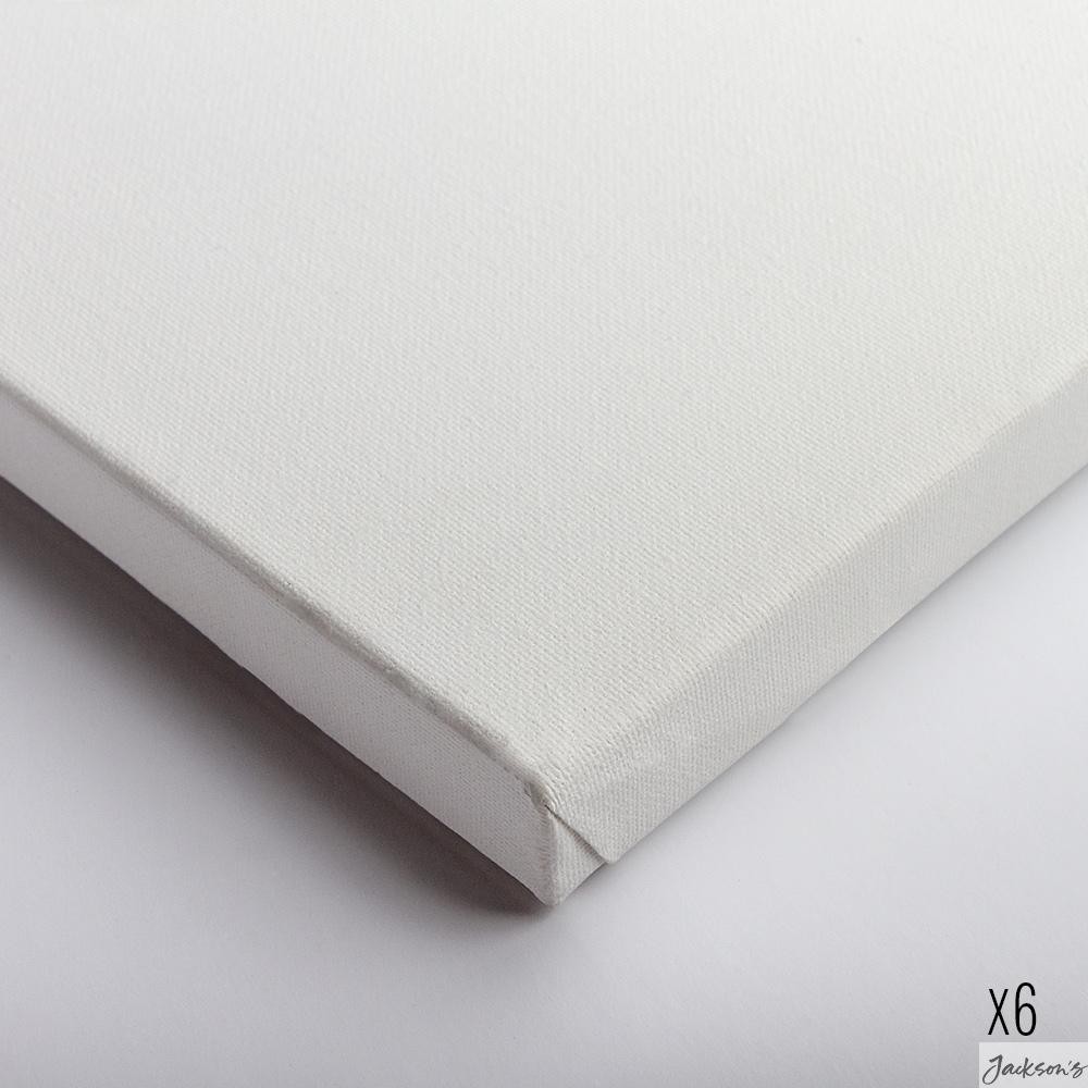 Belle Arti Stretched Canvas Polycotton 24x30cm Pack Of 6 For Painting