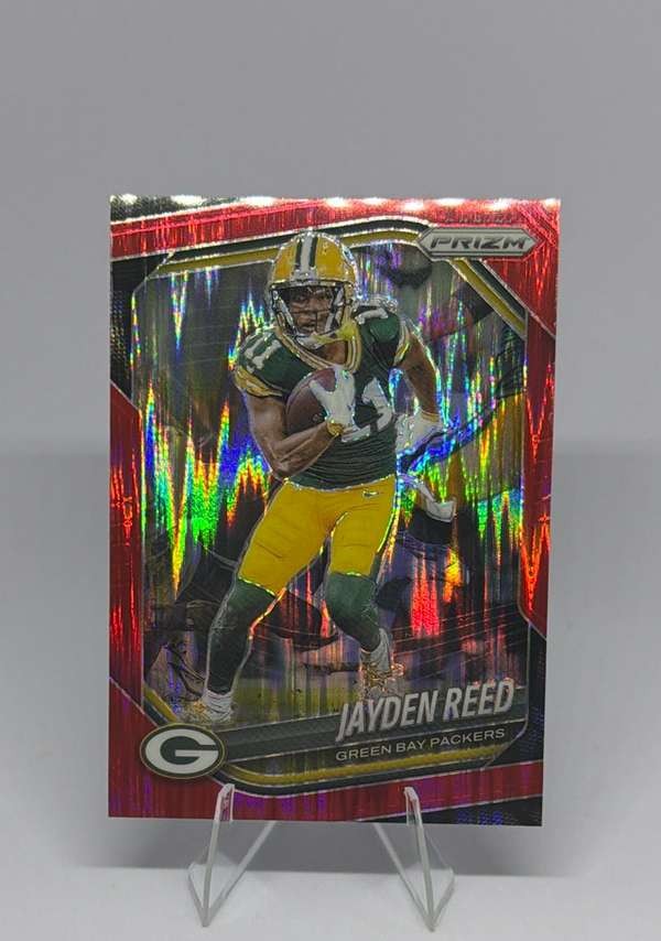 2025 Panini Prizm - Red Flash #25 Jayden Reed Mint