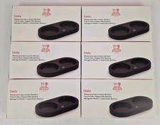 PEUGEOT Lot de 6 Plateaux en Bambou pour Duos de Moulin Linéa Noir Mat