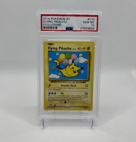 2016 Pokemon XY Evolutions Flying Pikachu 110 108 Secret Rare Gem Mint P G2U