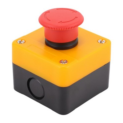 Emergency Stop Push Button Switch Station 1NO 1NC 10A Red Sign Mushroom Head SET