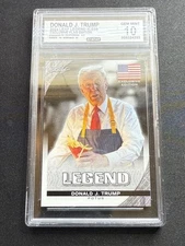 Donald Trump 2024 Leaf Legend Flag CCG 10 RC