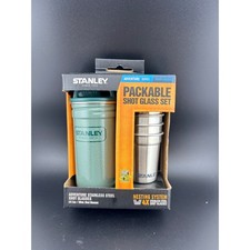 Stanley Adventure Series Packable Shot Glass Set Stainless Steel 4 Shot Glasses