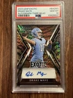 2023 Drake Maye Auto Leaf Exotic, 3/8, LOW POP, Only one PSA 10
