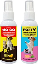 Dog Puppy Potty Training Spray Set Stops Urination & Marking, 3.38 fl.oz