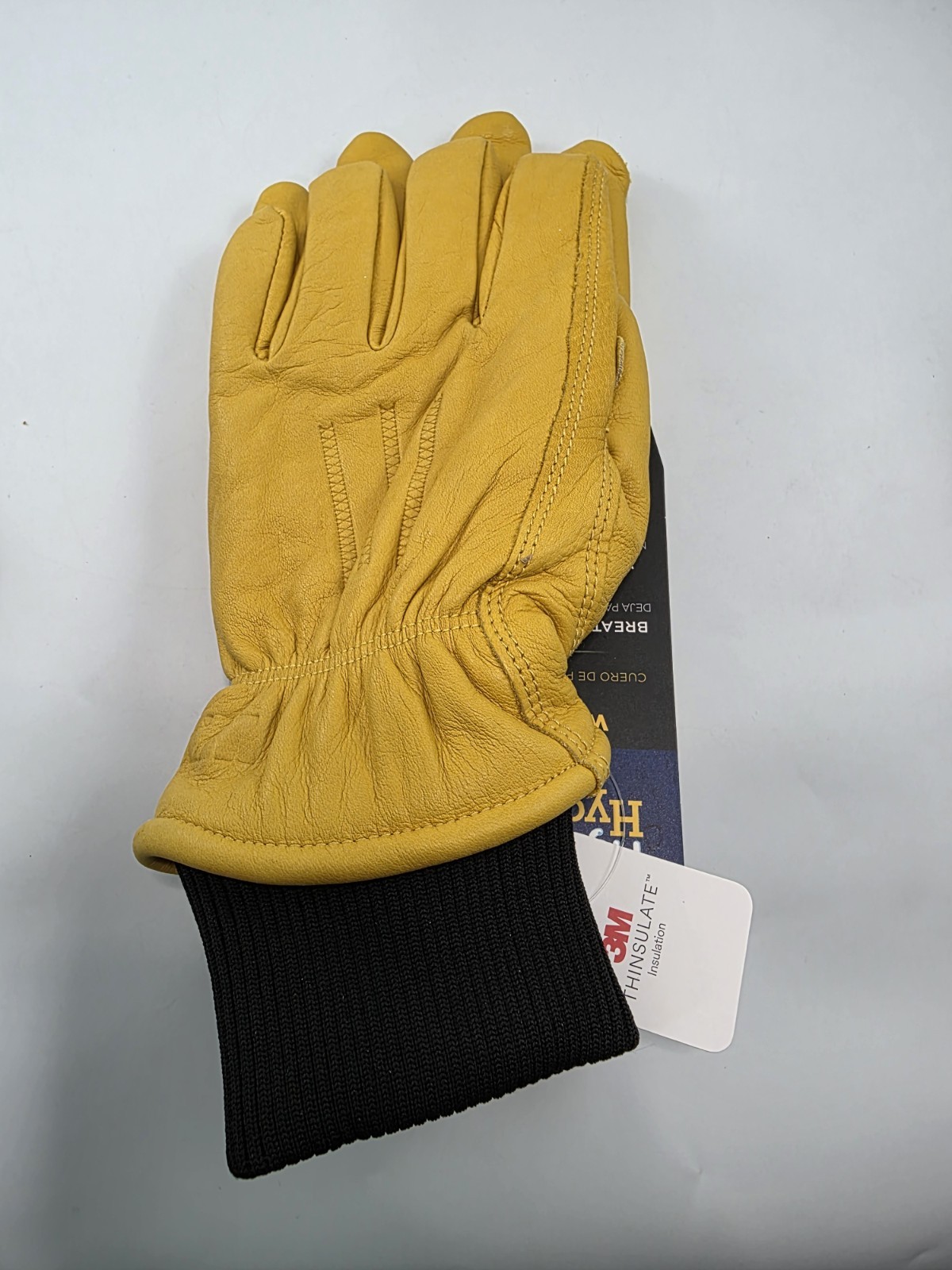 Wells Lamont Cold Weather Hydrahyde Thinsulate  Water Resistant Cowhide Gloves L