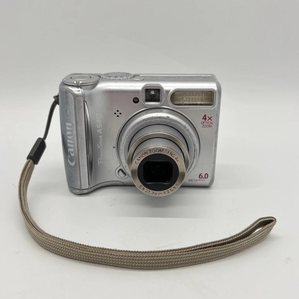 Canon PowerShot A540 6.0MP Digital Camera **Works but Poor Condition** - Image 2 of 4