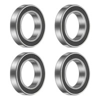 4Pcs S6802-2RS Kugellager FüR Deep Groove, Doppelt Abgedichtet