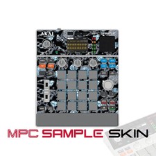 Akai MPC Sample Skin / Silver Diamond Drip