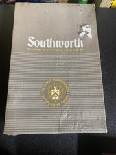 Southworth Typewriter Paper 409DR Four Star Onion Skin 8-1/2 x 13-500 Sheets NEW