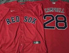 Fast Free Shipping Small Kristian Campbell Boston Red Sox Stitched Jersey 28