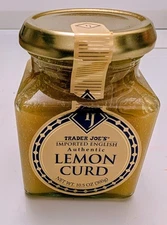 🔥Brand New Trader Joe's Authentic Lemon Curd Imported English 10.5 oz  Jar🔥
