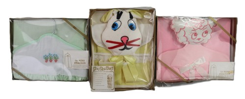 VTG DEADSTOCK LOT OF 3 Jayvee Brand Kiddie Kover Diaper Stacker Baby