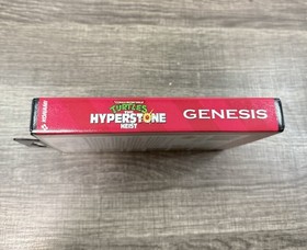 TMNT The Hyper Stone Heist Custom Game Case For Sega Genesis  *NO GAME*