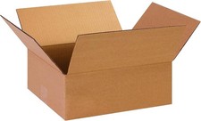 25 Shipping Boxes 13"L x 11"W x 5"H, Flat Corrugated Cardboard, Packing, Moving,
