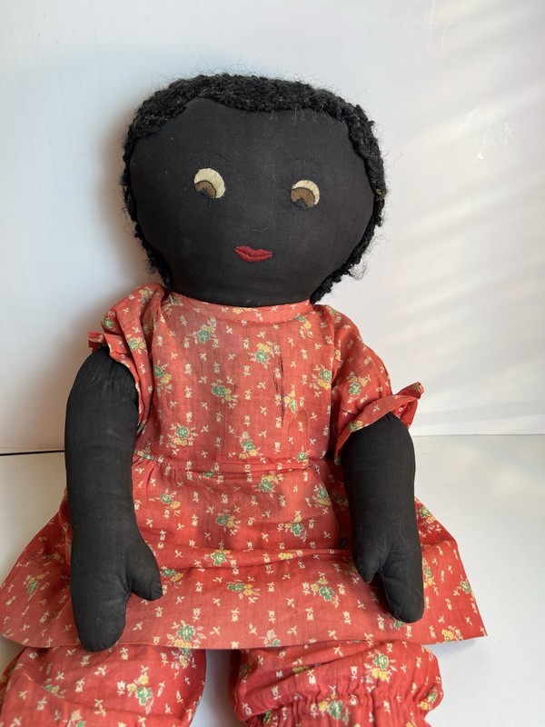 Wonderful Antique American Rag Doll 1937 Great Condition 24-1/2” All Original