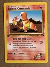 Blaine's Charmander 60/132 Gym Challenge 1st Edition Non-Holo Pokemon Card NM+