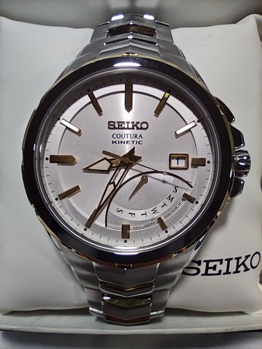 NOS/RARE Seiko Coutura Kinetic Men's Watch, variation 5M84-0AF0 SRN063