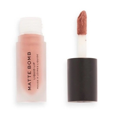 Makeup Revolution Matte Bomb CreamyVelvet Finish Liquid Lipstick Delicate Brown