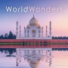 Carousel Calendars,  World Wonders 2026 Wall Calendar, 12.01'' X 12.01'', 16-Mon
