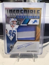 2024 Panini Phoenix Incredible Inked Materials Jack Campbell #IIM-32 /10