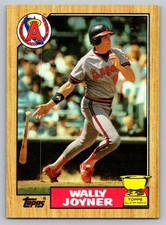 1987 Topps #80 Wally Joyner Rookie Card California Angels. rookie card picture