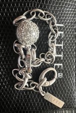 Jette Joop Charm Armband & Pave Kugel Charm Anhänger 