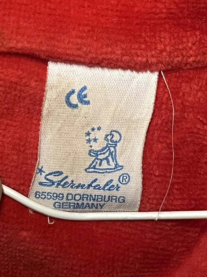 Vintage 70's Sterntaler Musical Pull String Plush Doll Velour Baby Germany - Image 4 of 4