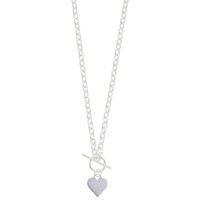Sterling Silver Necklace With Heart Sterling Silver Necklace With Heart