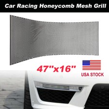 47x16 Universal Car Racing Honeycomb Mesh Grill Spoiler Bumper Vent Us 47x16 Universal Car Racing Honeycomb Mesh Grill Spoiler Bumper Vent Us