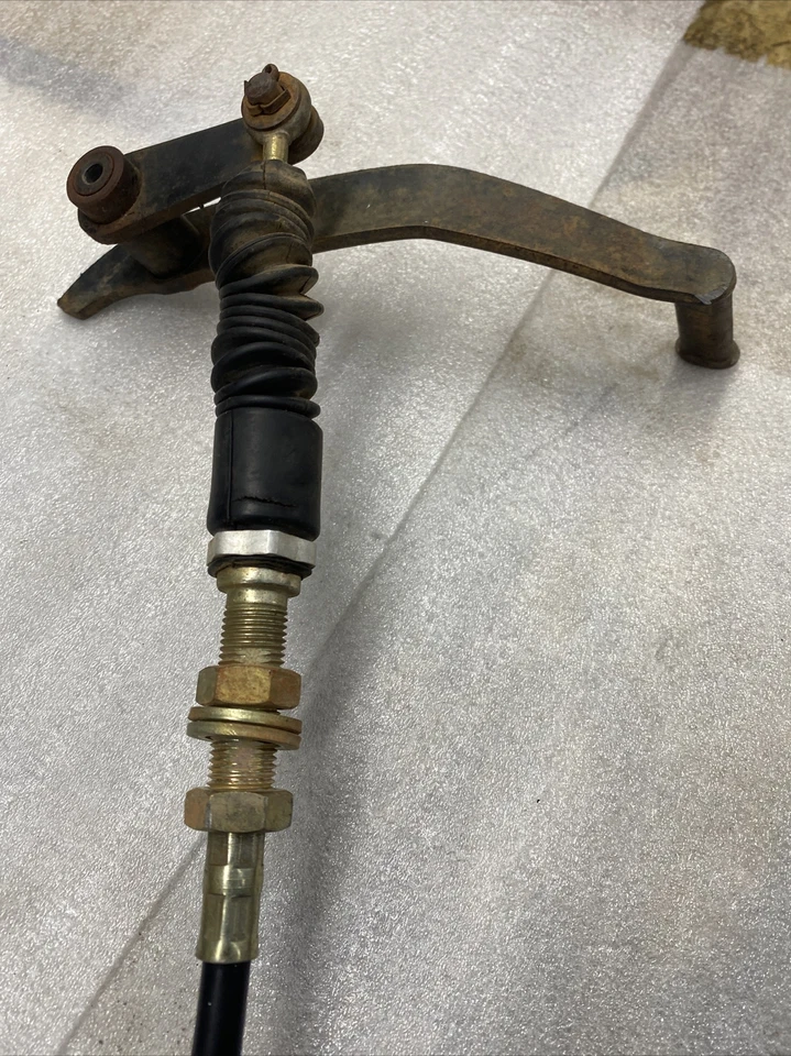 88-02 Suzuki Quadrunner OEM palanca de cambios - palanca de cambios de pie LT250 con cable Foto 3 de 4