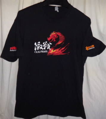 VTG Guild Wars 2 PROMOTIONAL Promo Arenanet Shirt Sz L kong zhong