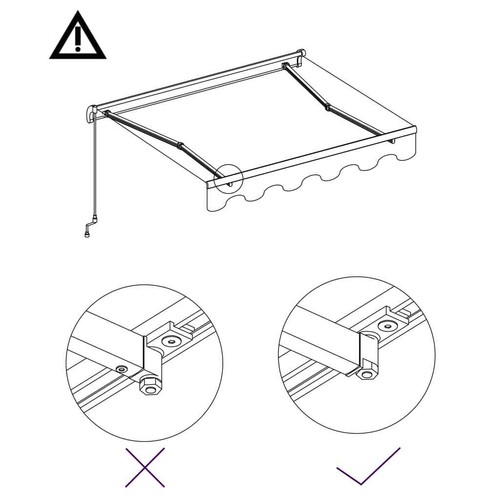 Elektrische Gelenkarmmarkise 3-6m Aluminium Sonnenmarkise Balkonmarkise Markise - Bild 58 von 58