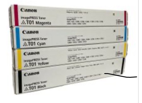 iPR T01 CANON CMYK Toner Set C600 C700 C800 - Brand New!