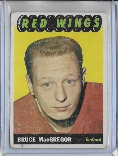 Bruce MacGregor Detroit Red Wings 1965-66 Parkhurst Base #110