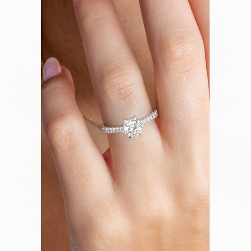 IGI, D/VS1, Solitaire Lab-Grown Cushion Diamond Engagement Ring, 950 Platinum - Picture 20 of 24