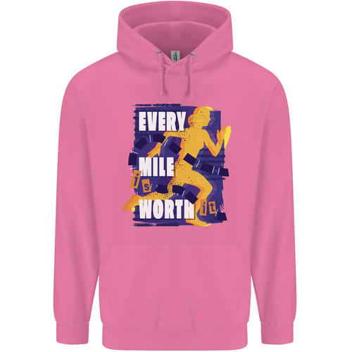 Running Every Mile Cross Country Marathon Runner Childrens Kids Hoodie - Picture 69 of 88