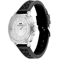 Coach Silver Case Round Wristwatches for sale | eBay display picture 3