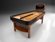 Bank Shot Shuffleboard Table Made in the U.S.A. by Champion Wrap Around