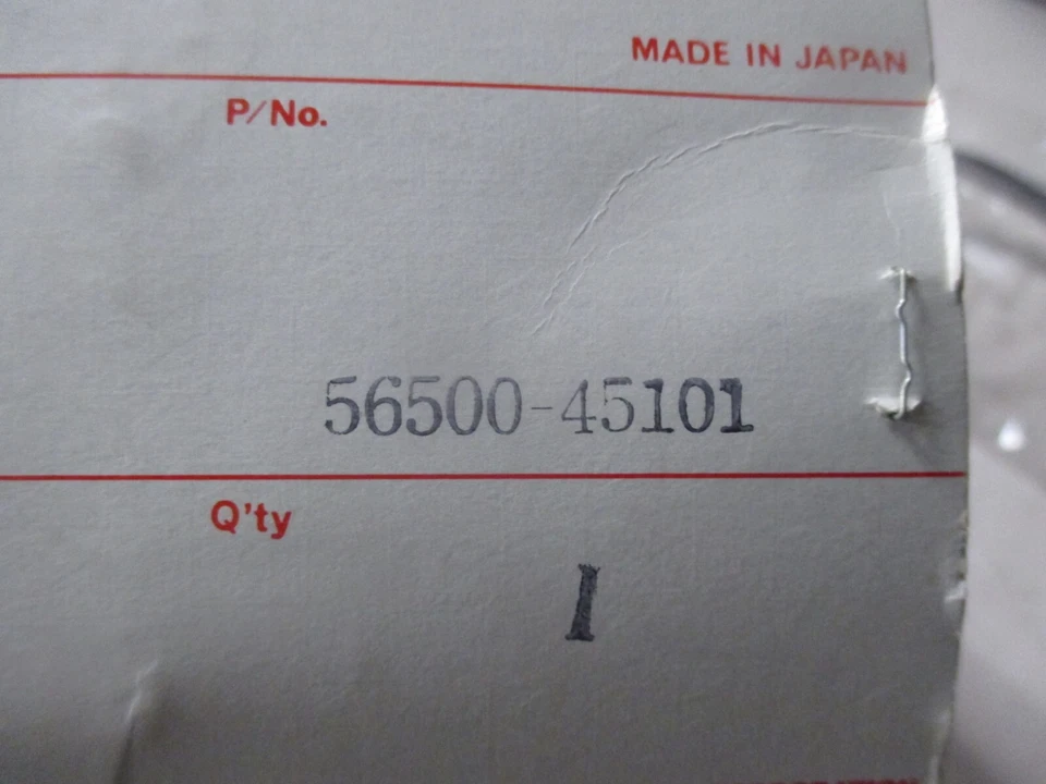 Conjunto de espejo retrovisor derecho NOS Suzuki OEM 83-84 DR500 82-83 GS1100 56500-45101 Foto 2 de 4