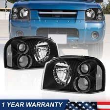 Front Left Right Lamp Halogen Headlights Headlamps For 2001-2004 Nissan Frontier