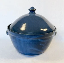 Vintage Jugtown Ware Covered Bowl w/Handles - Rare Shape - From 1970’s