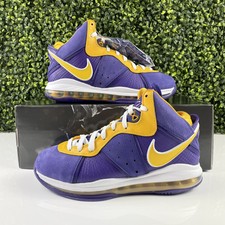 Size 8.5 - Nike Lebron 8 Lakers Purple 