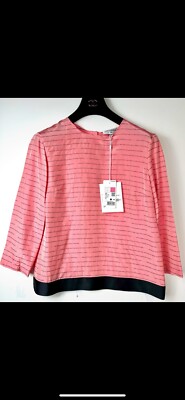 4K NEW Chanel 2020 Pink Black Jacket Top 36 38 40 6 8 White Dress